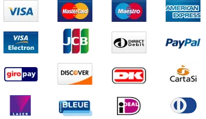 a group of logos on a black background